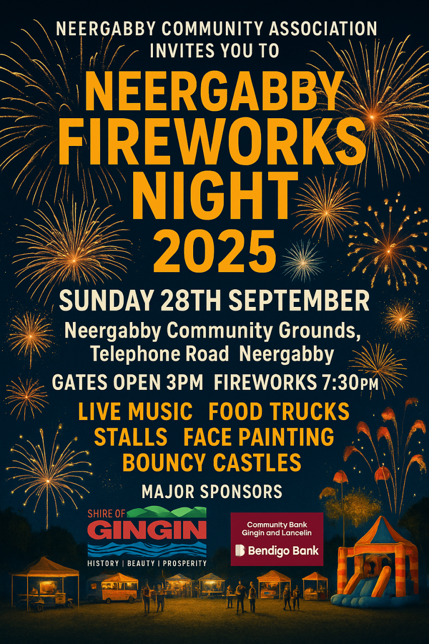 Neergabby Fireworks Night 2025