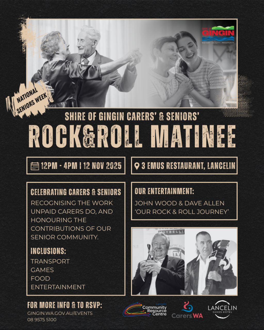 Carers' and Seniors' Rock & Roll Matinee