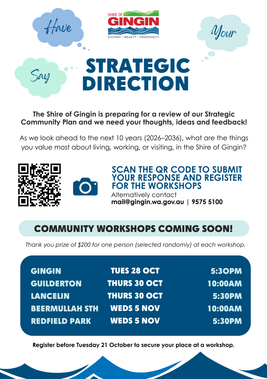 Strategic Direction - Community Workshops