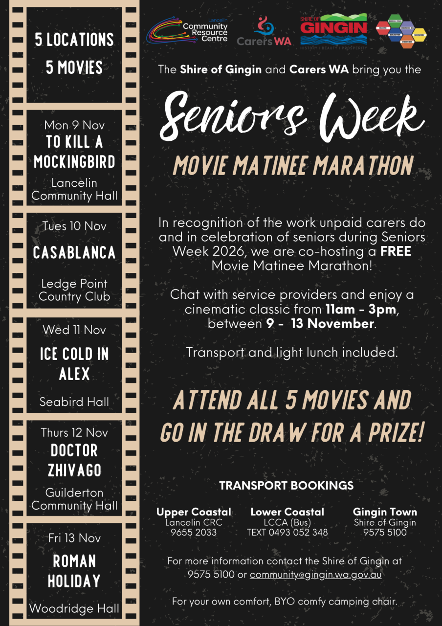 Seniors Week Movie Matinee Marathon