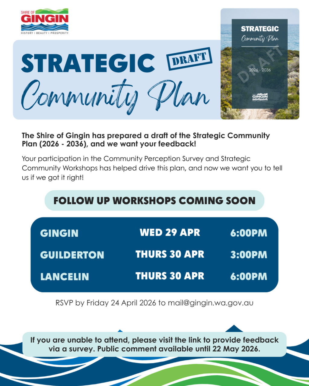 Draft Strategic Community Plan Ready for Community Comment