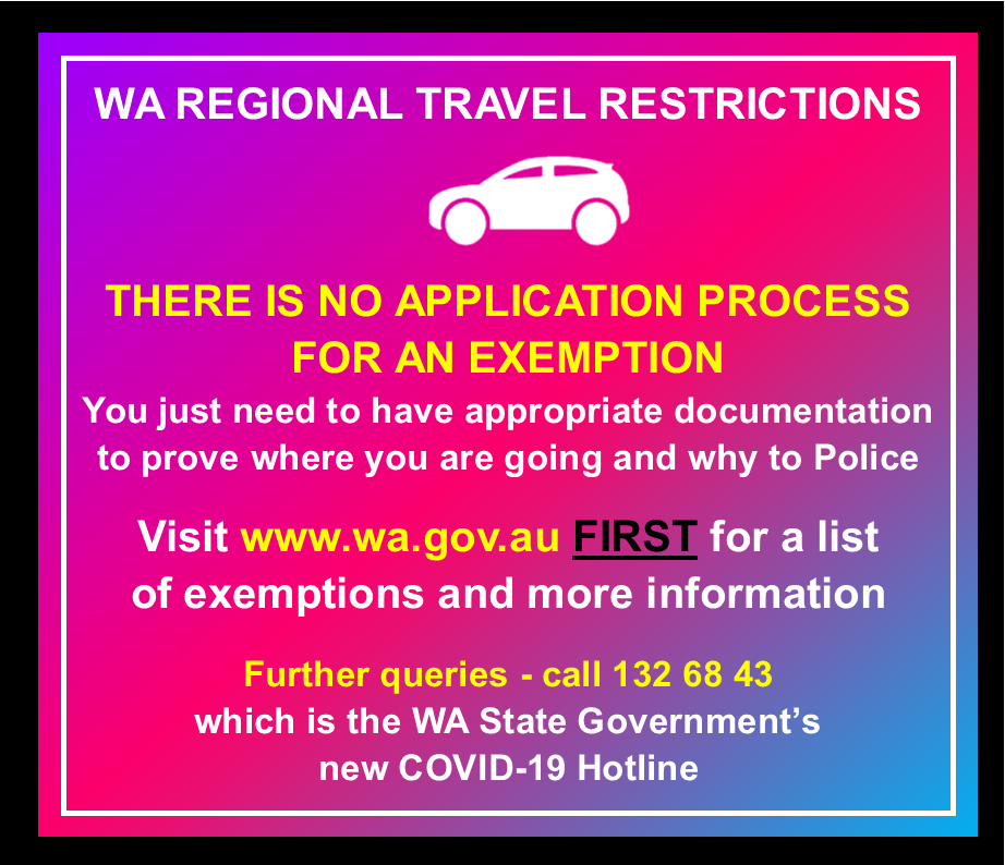 Queries about Regional Travel Restrictions